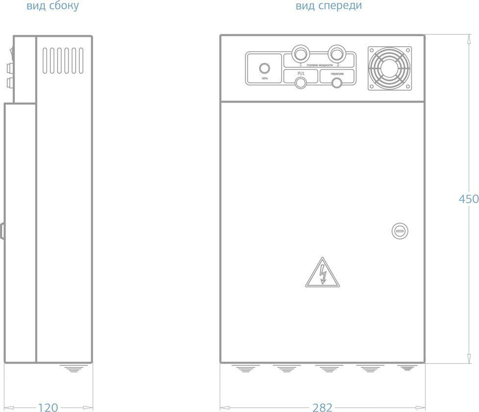 Шкаф автоматики и управления 7,5 кВт для водонагревателей
