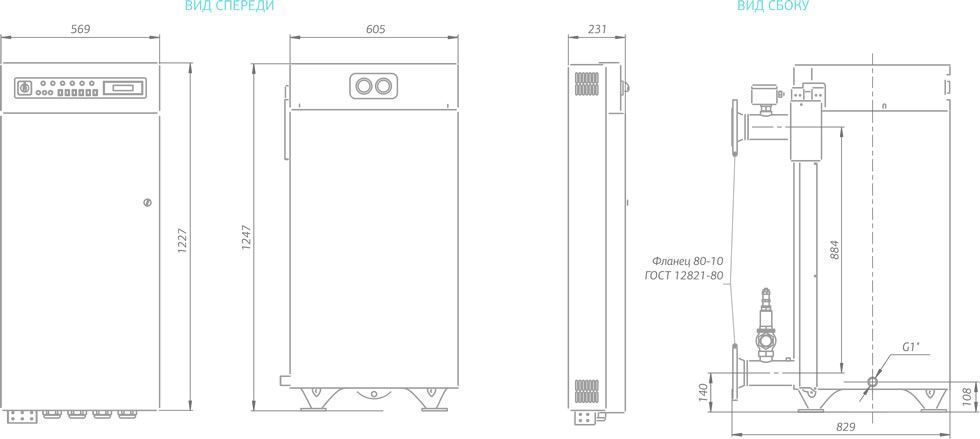 Проточный водонагреватель 400 кВт Мастер